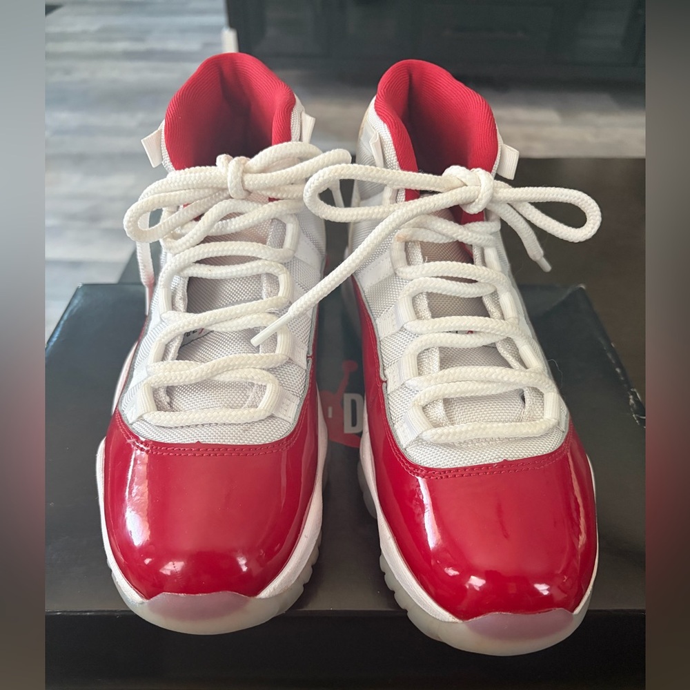 Men’s Red and White Sneakers